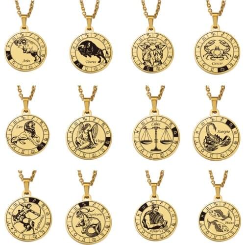 Tmto Women's Pendants Zodiac Signs