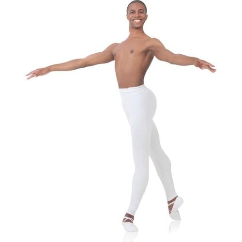 Sansha Professional Men Footless Tights Elastic Waistband Practice Ballet Dance Pants H0151C/H0151MN