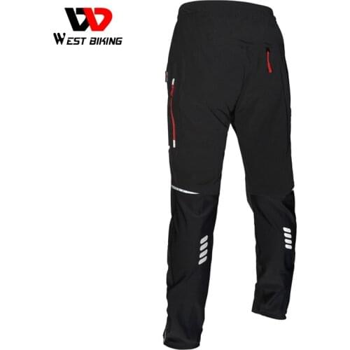 WEST BIKIING Cycling Wind Pants Breathable Windproof Leisure Bike Sports Outdoor Trousers Pantalones MTB Bicycle Cycling Pants