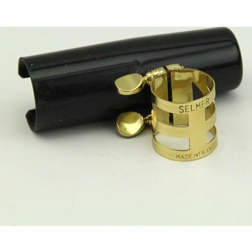Vintage Metal Cap and ligature for Alto Sax Saxophone
