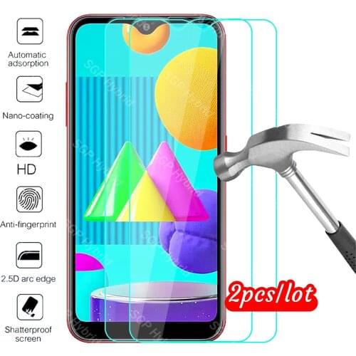 2pcs tempered glass for samsung galaxy m01 screen protector for samsung m 01 m01 sm-m015f protective film on sumsung sansung 5.7