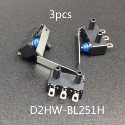 3pcs Original for OMRON touch micro switch D2HW-BL251H car for chevrolet malibu micro-motion park P gear repair for CHEVY