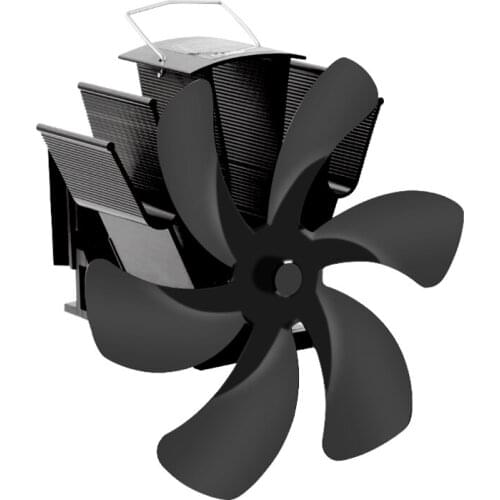 6 Blade Hanging Fireplace Fan Heat Powered Stove Fan Log Wood Burner Ecofan Quiet Home Fireplace Fan Efficient Heat Distribution