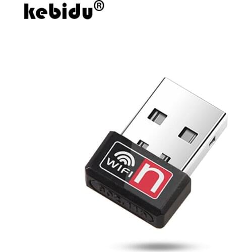 Kebidu mini usb wireless wifi adapter 150mbps wi-fi receiver 802.11n usb ethernet adapter network card For Windows Mac PC