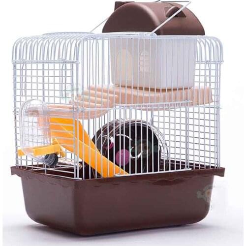 AHUAPET House For Hamster Hedgehog House Guinea Pig Bed Cage For Hamster Small Animal Products Cage Chinchilla Accessories H