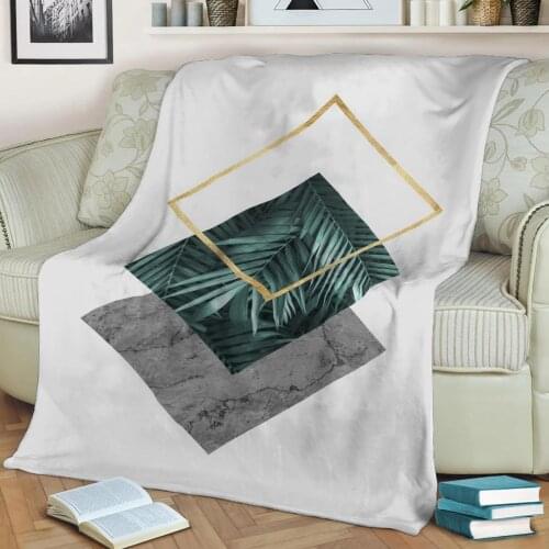 GEOMETRIC SUN AND MOON 3D Printed Velvet Plush Throw Fleece Blanket Bedspread Sherpa Blanket Home Decora