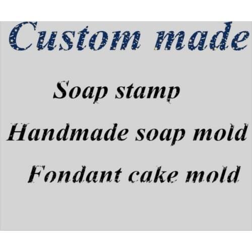 Custom made silicone soap mould Customize DIYCement flowerpot concrete crafts layout mold Customized Logo design candle mold
