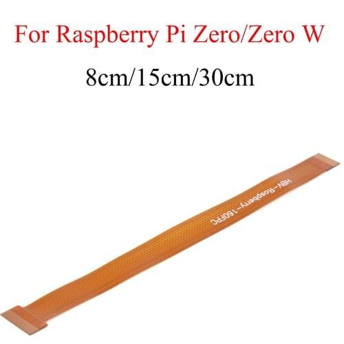 Raspberry Pi Zero Camera Cable 15cm Ribbon Line FFC Flexible Flat Cable Wire 0.49ft For Raspberry Pi Zero W