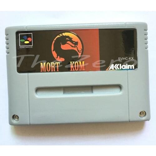 Mortal Kombat 1 Video Game for 16 bit Super Game Card Console Cartridge Card for 46 pin EUR PAL Version Game Player