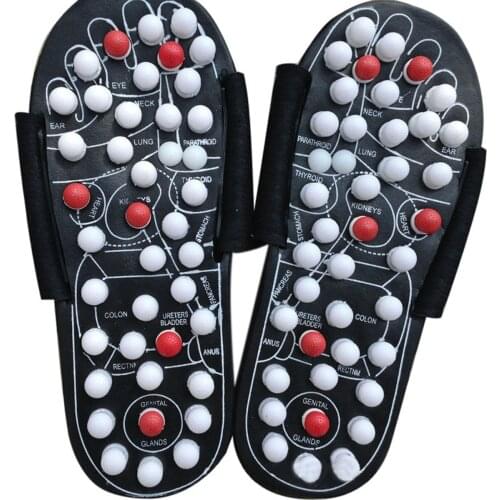 1 Pair Sandal Reflex Massage Slippers Acupuncture Foot Healthy Massager Shoes