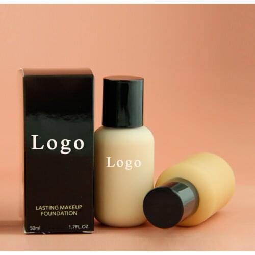 16 Colors Matte Lasting Liquid Foundation Brighten Makeup Moisturizing Natural Concealer Cosmetic Face Base Custom Private Label