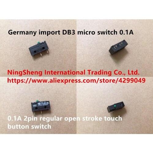 Original new 100% DB3 micro switch 0.1A 2pin regular open stroke touch button switch