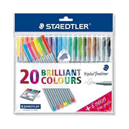 New arrival STAEDTLER 334SSB20P2 Art Marker Pens Micron Drawing Pen students stationery Art Markers Pen