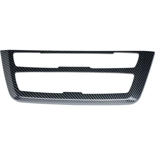 Carbon Fiber ABS Center Control Air Conditioning Volume CD Panel Cover for -BMW 3 4 Series F80 F82 F30 F34 2014-2019