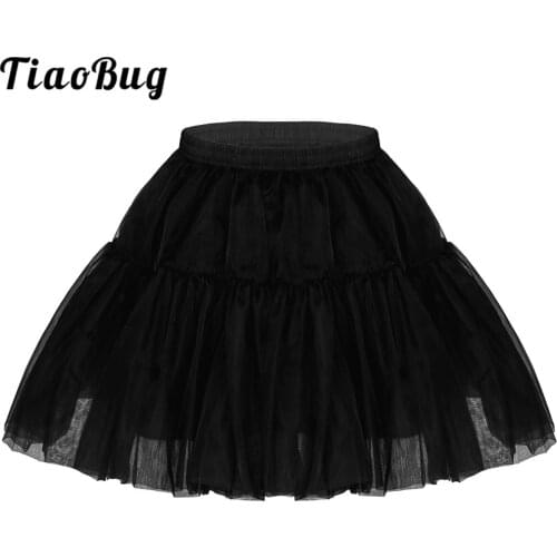 Bridal Petticoat 4 Layers Above Knee Length Lady A-line Crinoline Pleated Mesh Underskirt Women Petticoats for Wedding Dress