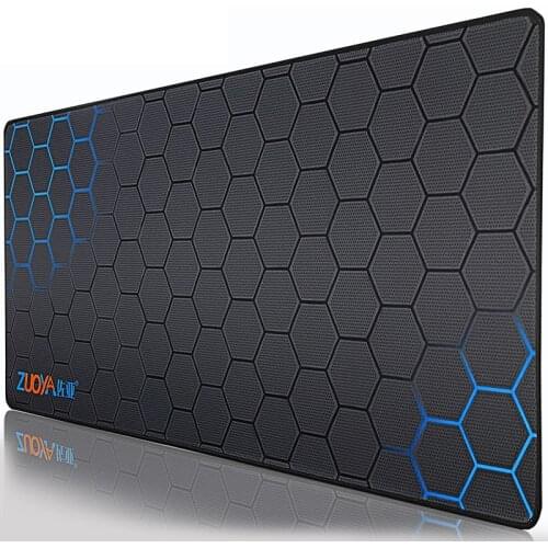 Geometric Pattern Anti-slip Natural Rubber Mouse Pad Gamer Computer Big Mouse Mat Locking Edge Speed Mousepad Keyboard Desk Mat