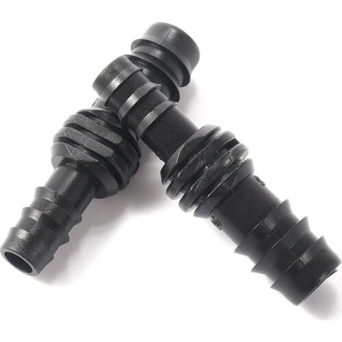 Garden Drip Irrigation Hose DN12 to DN16 Pipe Barbed Reducing Straight Connector Garden Irrigation Connector 10 Pcs