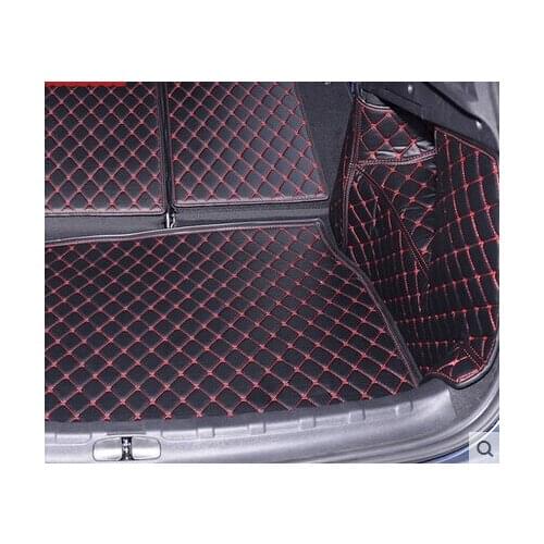 Customized Full Covered Special Car Trunk Mats for Citroen C3-XR 2015-2016 Waterproof Wear-resisting Boot Carpets for C3-XR