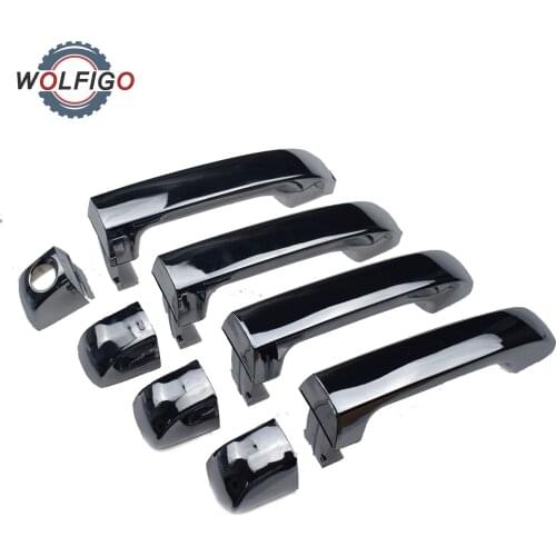 WOLFIGO Outside Door Handles Chrome for Hyundai Veracruz 3.8L 2007-2012 82651-3J010 826513J010 826523J010 82662-3J010