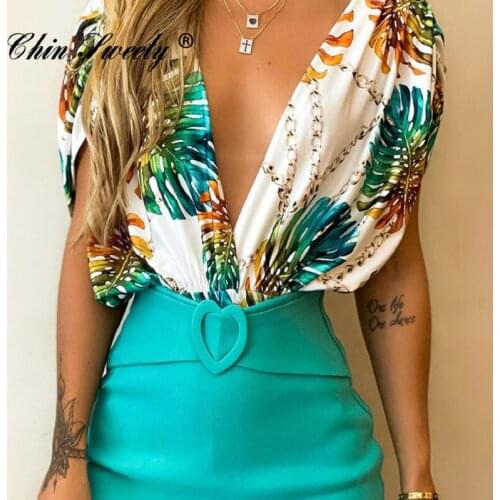 Printing V-neck Sleeveless 2 Pieces Sets Women Blue Love Belt Slim Short Skirt Female Set 2021 Summer New Casual Ladies Suits