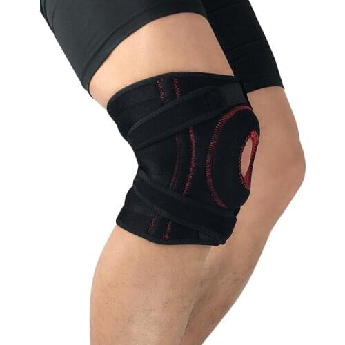 1PCS Befusy New Adjustable Anti-Collision Springs Support Knee Brace With Eva Pad Basketball Volleyball Safetygear Gym Equipment