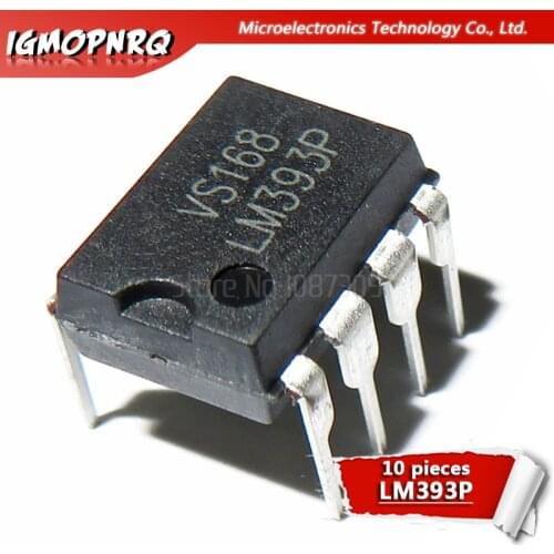 10pcs LM393P LM393 LM393N 393 DIP new original