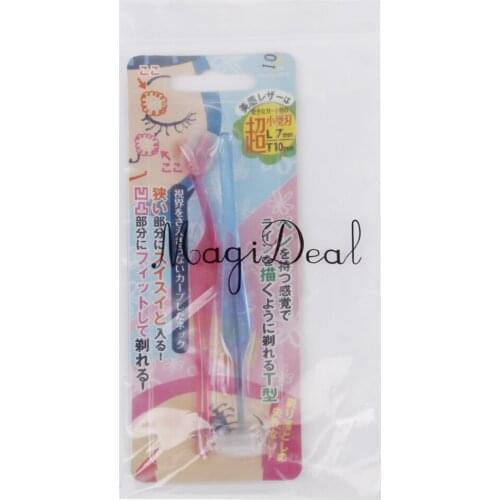 2pcs Eyebrow Lip Trimmer Shaver Makeup Beauty Tool for Facial Cosmetic