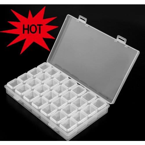 5D DIY Diamond Painting Drill Box Jewelry Box Rhinestone Embroidery Crystal Bead PP Plastics Organizer Storage Case Container