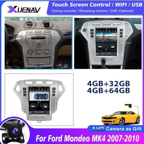 Car Radio 2 Din Stereo Receiver For Ford Mondeo MK4 2007 - 2010 Central Multimedia Player GPS Navi CarPlay PX6 IPS Autoradio
