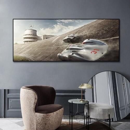 Racing Union Car Poster Painting Canvas Print Nordic Home Decor Wall Art Picture For Living Room Frameless