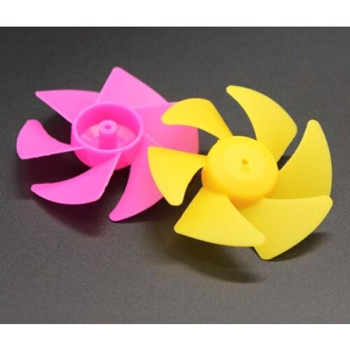 DIY toy 50mm manual model of propeller DIY material six-blade propeller blade accessories