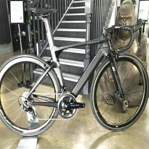 BOB BLACK Concept Carbon Full Bike with R7000 groupset black 50mm wheelset handlebar