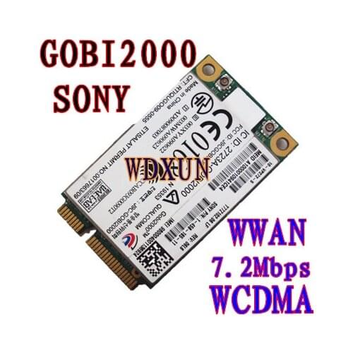 3g hspa card gobi2000 HSPA/UMTS EDGE/GPRS/GSM EV-DO/CDMA GPS