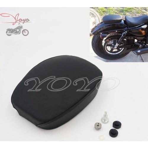 Soft Rear Passenger Cushion Seat For Harley Sportster 48 Forty Eight 72 Seventy Two XL1200X XL1200V 2010 2011 2012 2013-2015
