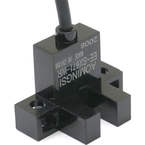 NPN DC5-24V 100mA Slotted Optical Switch EE-SX671-WR 5MM Photoelectric sensor 1 Meter Wire