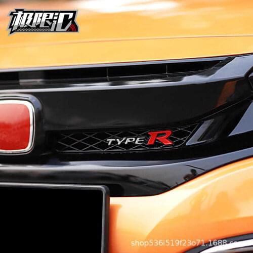 Suitable for Ten 19-21 Generation Civic Refit Typer Grille, Hatchback Civic Medium Net Trim Strip, Front and