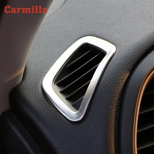 Fit for Jeep Renegade LHD 2015 2016 2017 2018 Interior Inside Air Vent Dashboard Cover Trim Insert Outlet Molding Car Styling