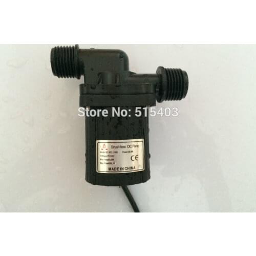24V Micro Brushless DC Submersible Pump, Low Noise, Fit For Water Heater/ Household Faucet/ Shower/ Bath Supercharger, 0.05MPa