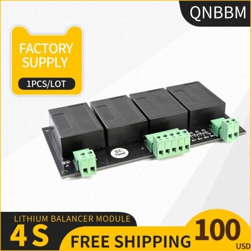 QNBBM 4S 12V Lithium Battery Equalizer Balancer BMS for LIFEPO4,LTO NCM nimh lipo 18650 DIY Battery Packs