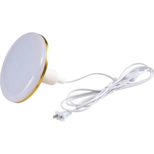 Plug in LED Bulb pendent lamp Energy Saving Night Lighting 40W 50W 60W Flat Light Bulb 6000K E27 UFO LED Lamp for Home Lighting