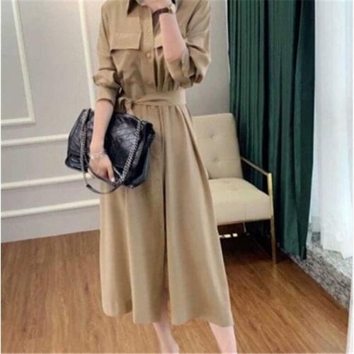 Real Photo Womens Clothes Trench Coat Spring Sashes Cloak Dust Coat Slim Waist Outerwear Stylish Lady Long Windbreakers Coats