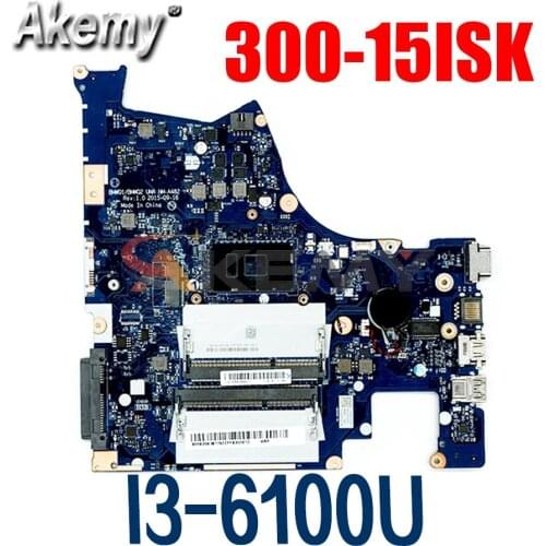 UMA NM-A482 For Lenovo Ideapad 300-15ISK 310-15 Laptop Motherboard I3-6100 CPU Tested 100% original