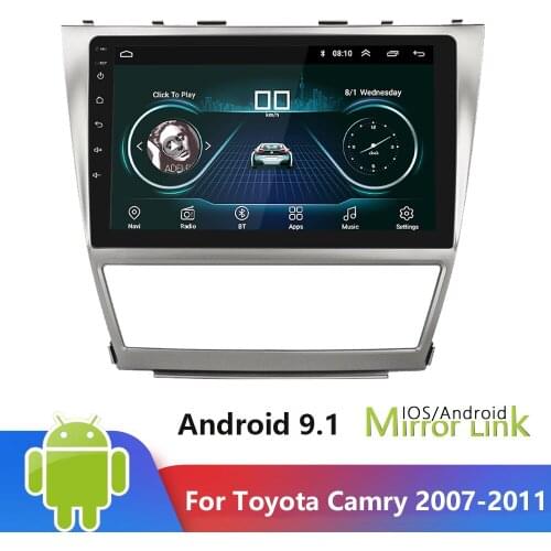 10.1“ Android 9.1 2Din head unit Autoradio in Dash Car Stereo Radio Multimedia Video Player GPS Navigation GPS For Toyota Camry