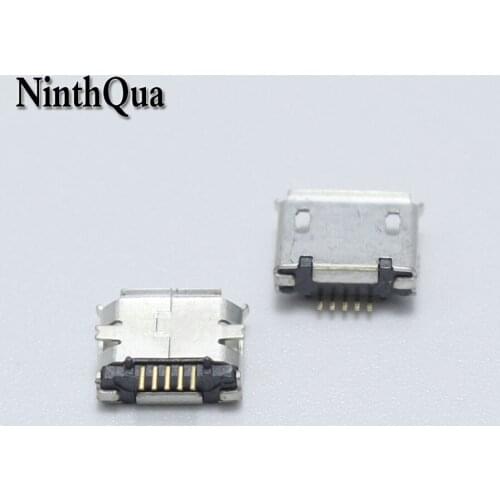 10Pcs Micro USB Socket 5pin SMD 2 Leg 5p Data Port Charging Port DIY Parts