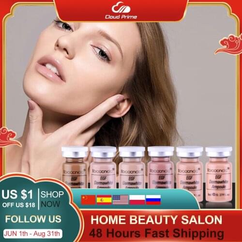 12 vials Korean Cosmetic Dermawhite BB Cream Glow Behandling Starter Kit Stayve Liquid Foundation For Skin Whitening Brightening