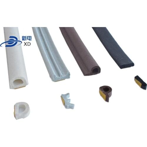 Aluminum cabinet door window rubber strip