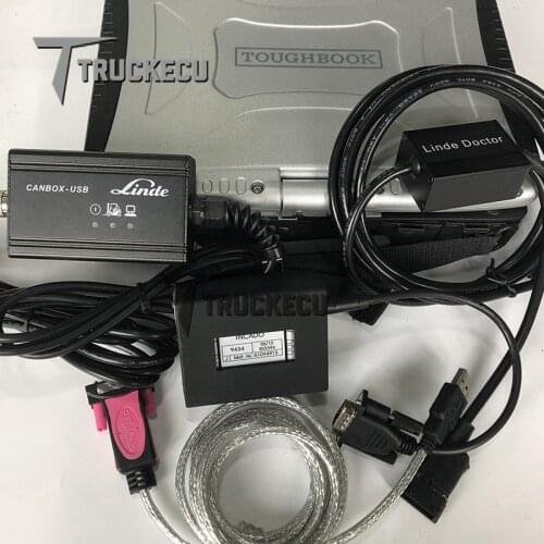 CF19 laptop+Linde canbox doctor Linde pathfinder+Judit Incado Box Diagnostic Kit Jungheinrich JUDIT 4 forklift truck scanner
