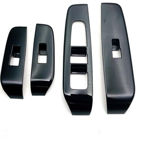 For Nissan Note E13 2021 2022 ABS Black Interior Accessories Window Switch Cover Trim Armest Panel Decoration Styling Frame RHD