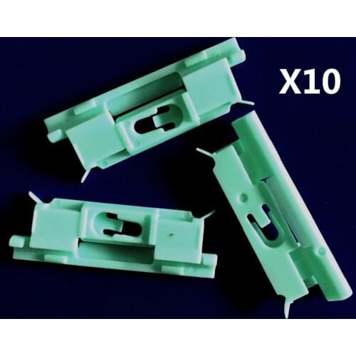 10x For Honda Accord Front Windshield Trim Molding Plastic Front Glass Clips / Front windshield fixed buckle