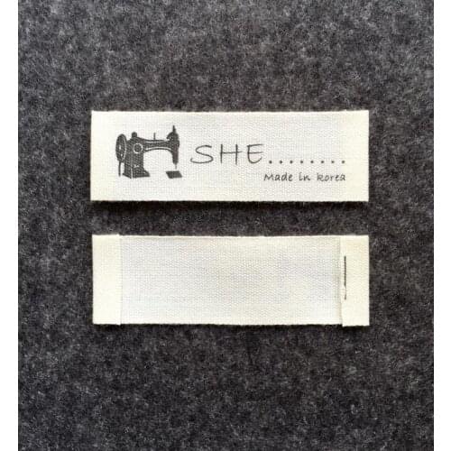 Customized garment labels/trademark/logo/Trademark manufacture clothing printed labels/custom dress tags 1000 pcs